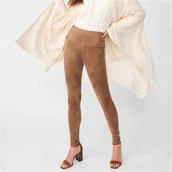 J. McLaughlin Pants - J. McLaughlin Lori Faux Suede Brown Legging size S